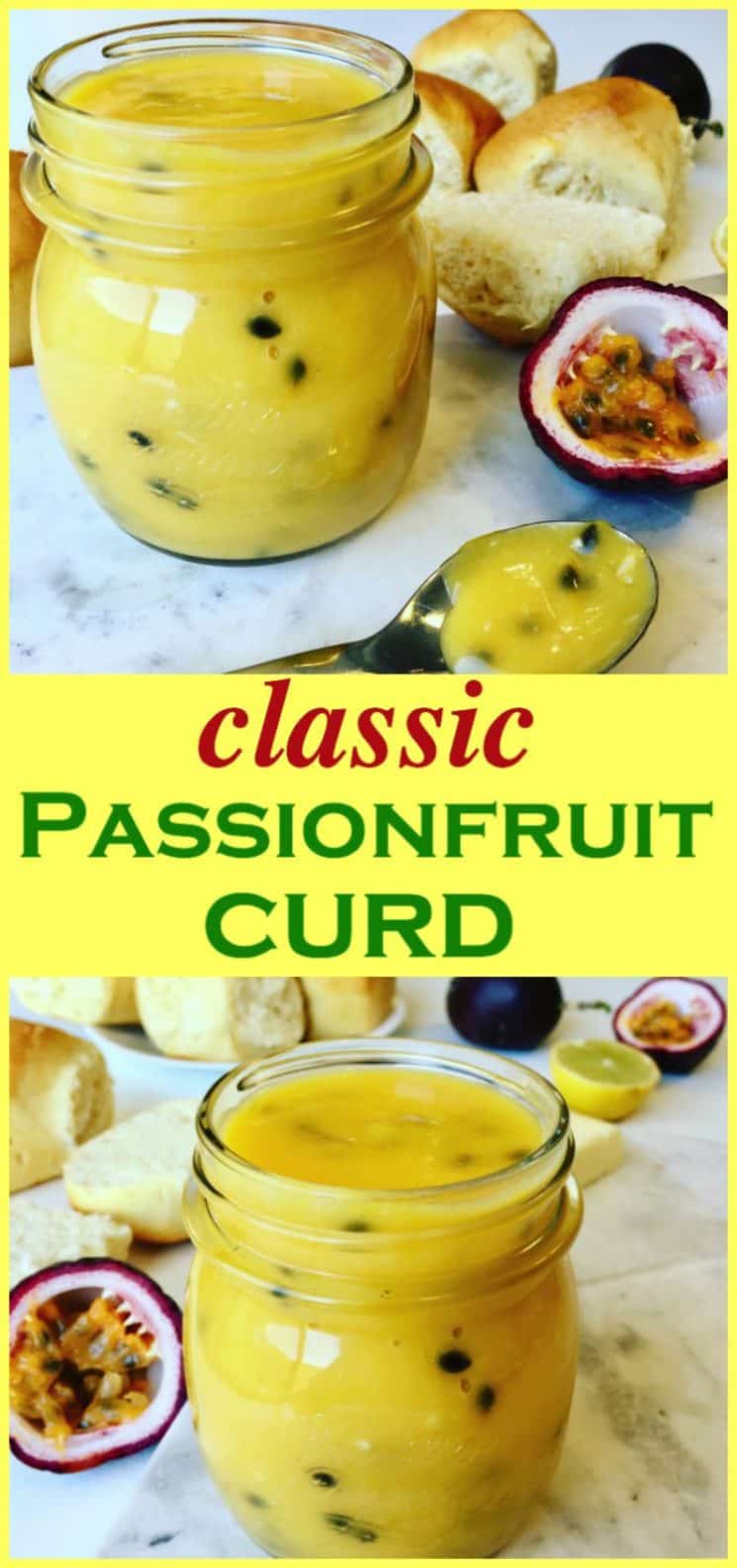Passionfruit Curd Pinterest Pin
