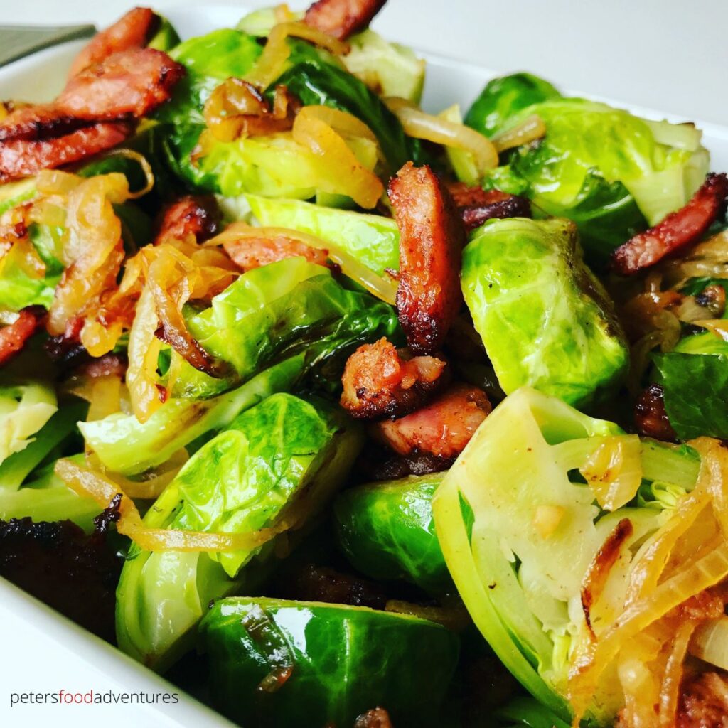 brussels sprouts with chorizo