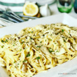 Chicken Fettuccine recipe is a delicious comfort food, packed with carbs, cream and cheese. An easy one pot dinner perfect for a weeknight family meal that everyone loves.