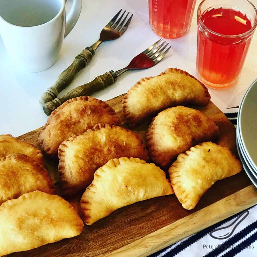 Beef Piroshki are a fried Russian hand pie, or meat pie. Simple, like an empanada. A favorite Russian snack stuffed with beef and onion. Beef Pirozhki (Жареные пирожки)