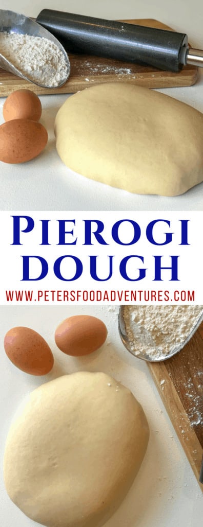 The perfect dumpling dough recipe for to make Pierogi dough, Vareniki dough, Pelmeni dough, Pirohy or Derelye dough. A simple classic dough recipe.