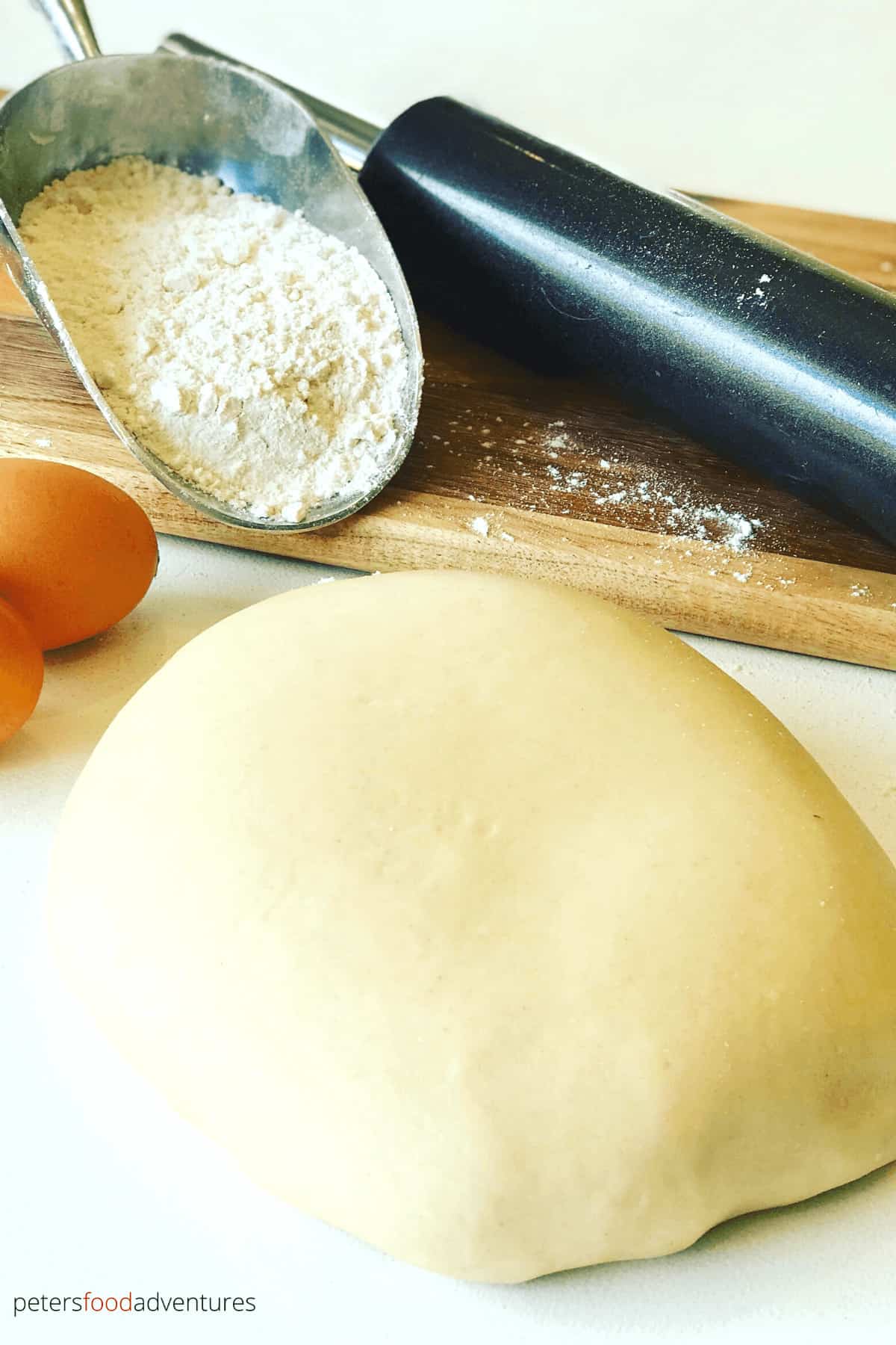 The perfect dumpling dough recipe for to make Pierogi dough, Vareniki dough, Pelmeni dough, Pirohy or Derelye dough. A simple classic dough recipe. Soft, pliable and perfect everytime