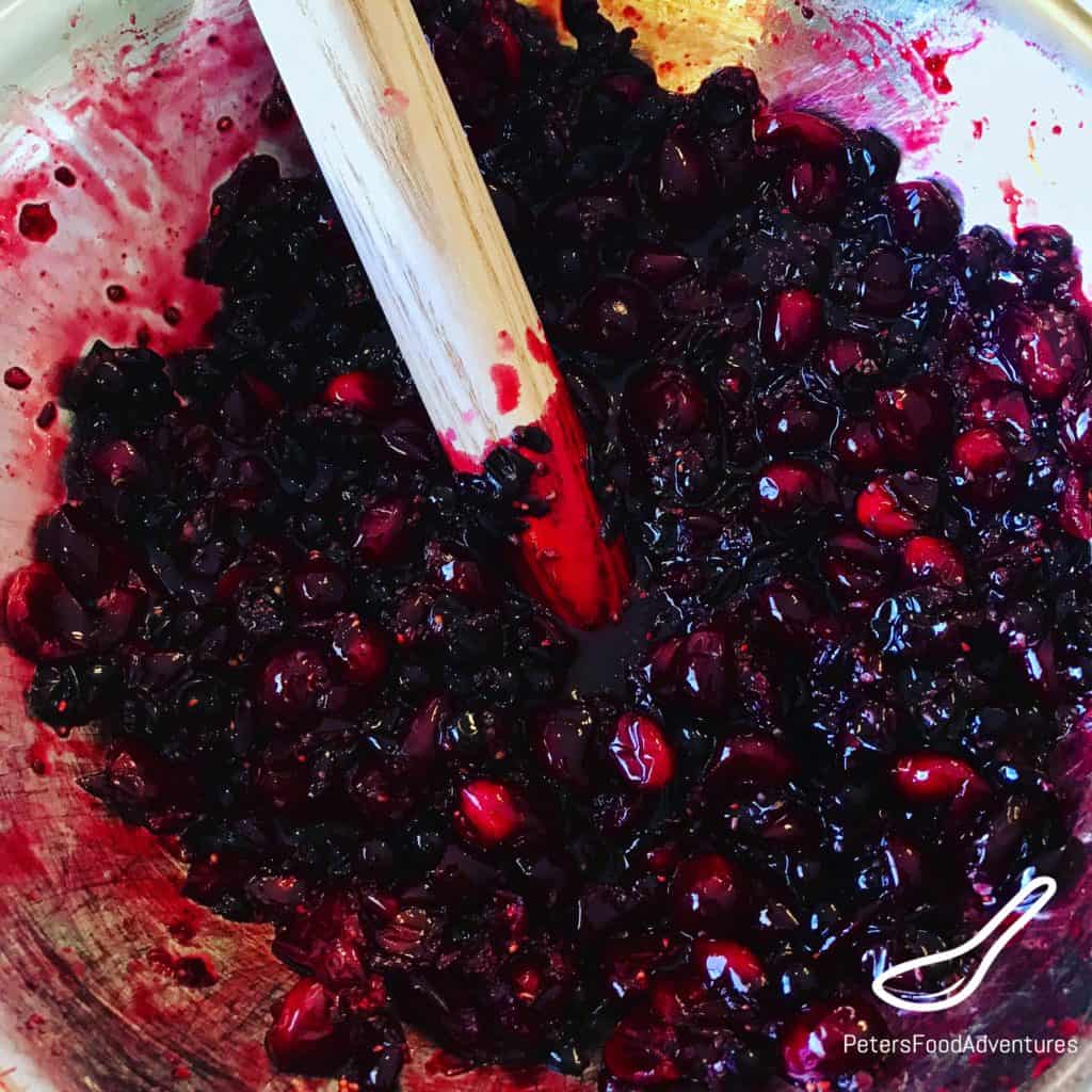 Mashing Blackcurrants and Cranberries