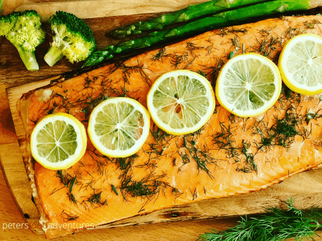 Honey Dill Trout recipe is perfect for your next summer bbq. Grilled on a cedar plank, adding a smokey, woodsy infusion to your Steelhead Trout fillet or Salmon fillet. Incredibly easy to make, using honey, lemon and dill, the perfect flavors for a healthy dinner recipe.