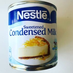 Can of Sweetened Condensed Milk