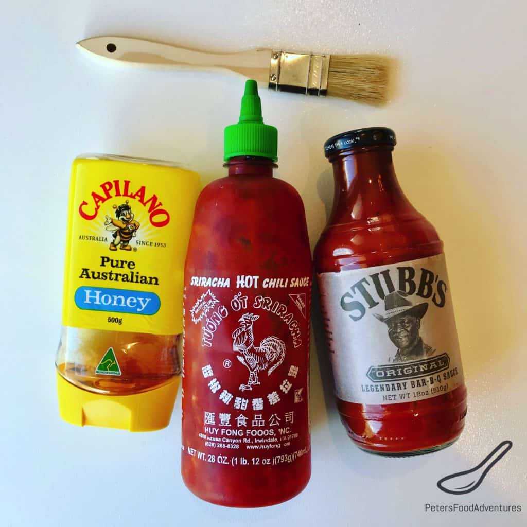 Honey Sriracha Bbq Sauce Baked Ribs ingredients