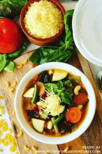 Vegetable Minestrone Summer Soup