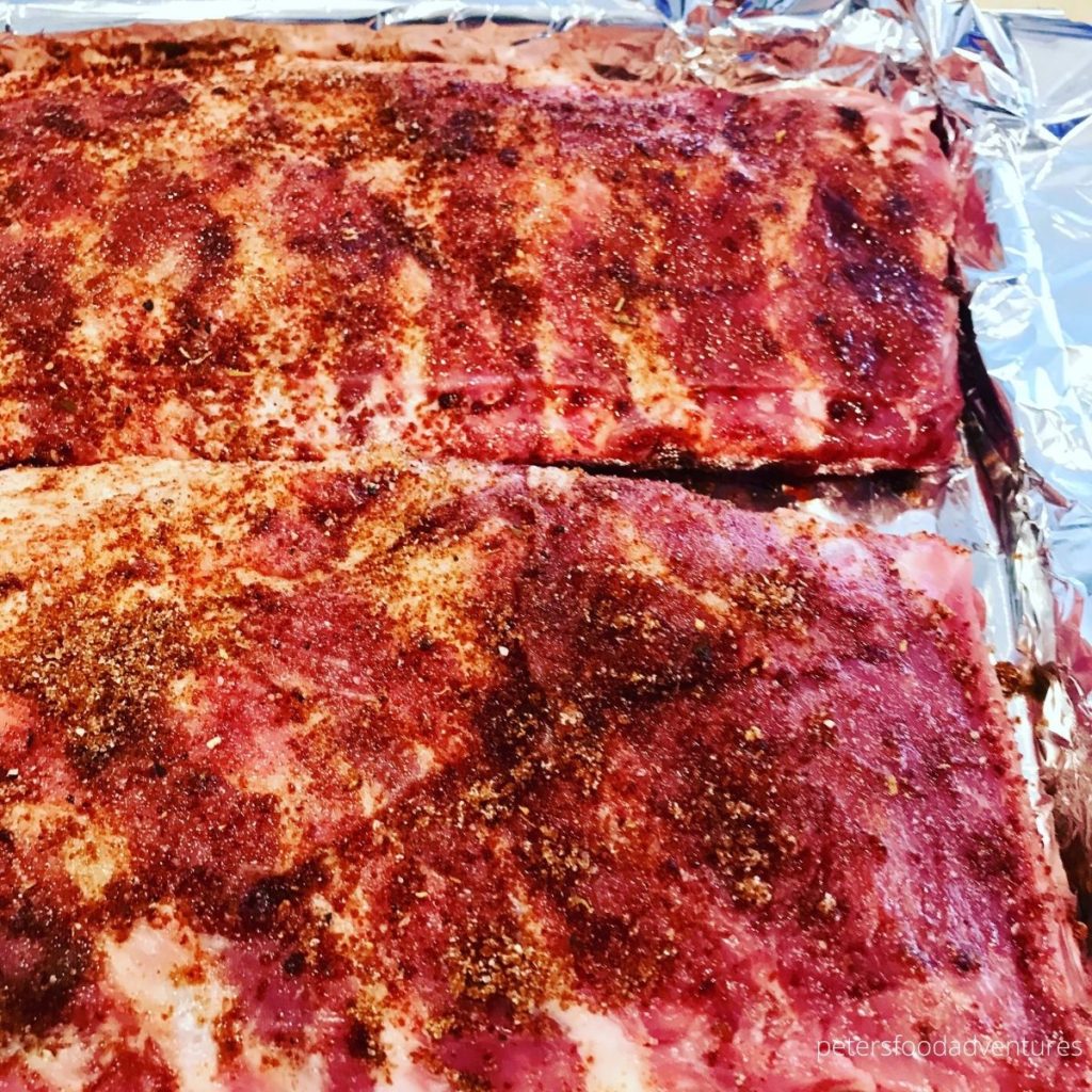 ribs rubbed with spice