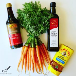 Honey Soy Carrots ingredients