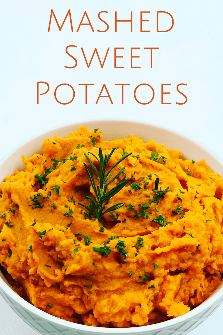 Mashed Sweet Potatoes in a bowl