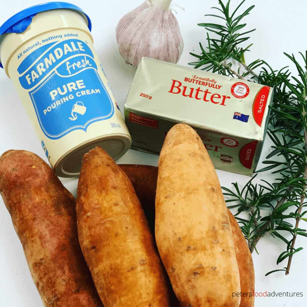 mashed sweet potatoes ingredients