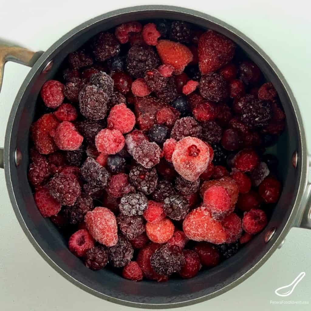 Kisel frozen berries