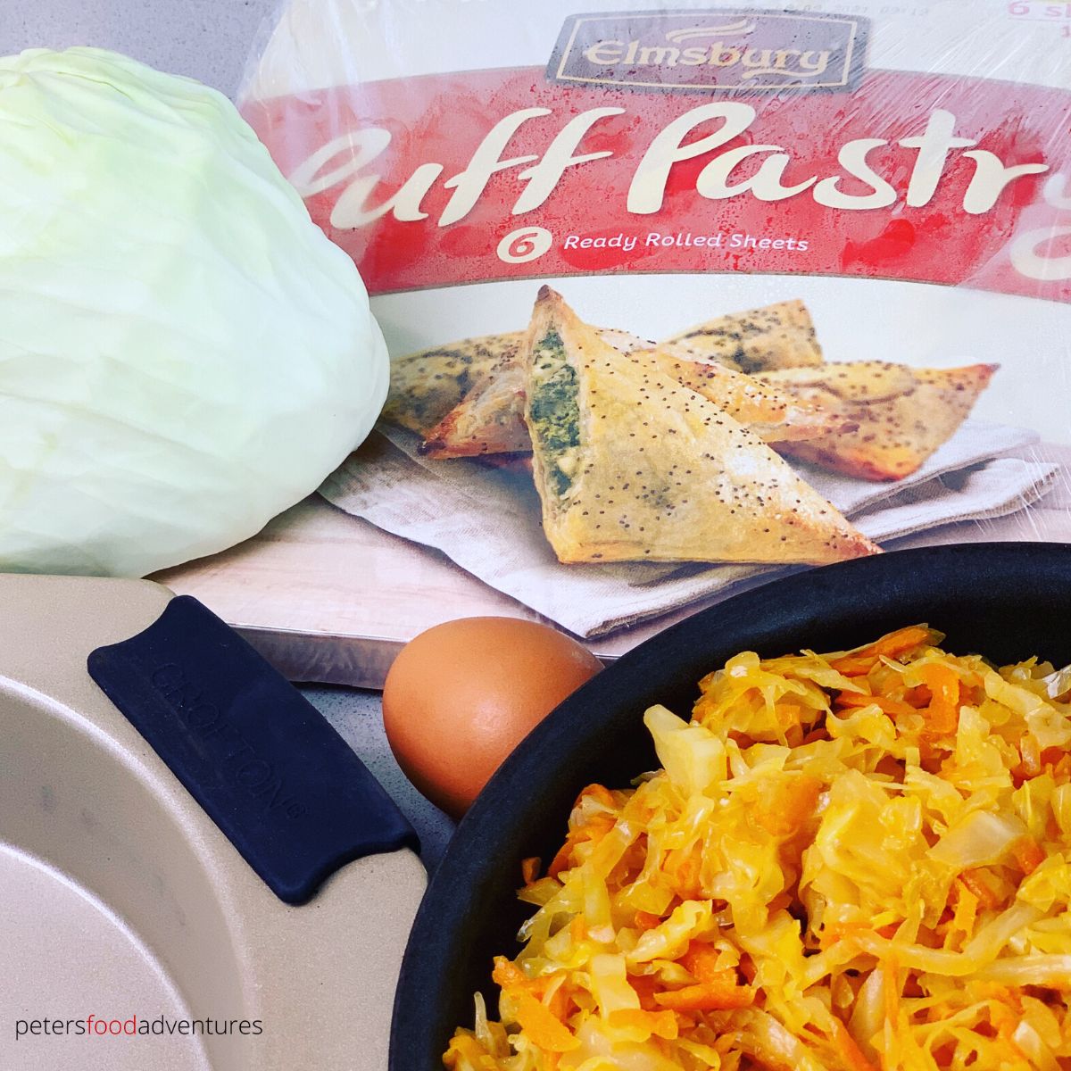cabbage pie ingredients