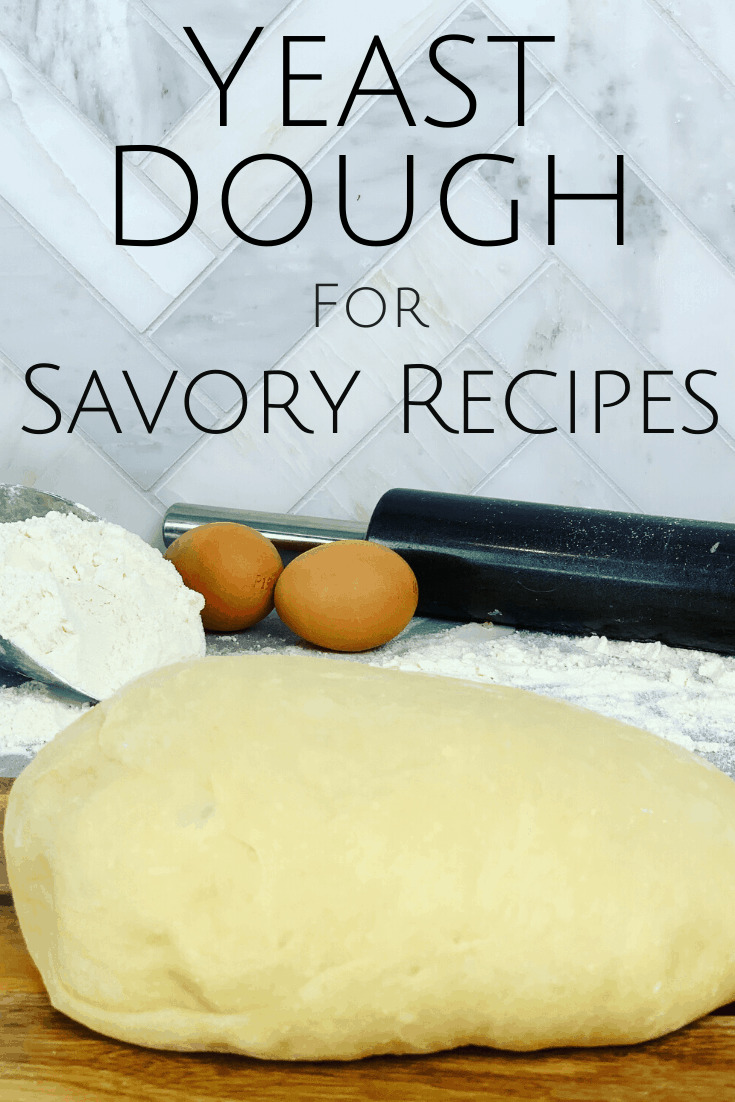 A versatile yeast dough recipe that can be used for many savory recipes. From Pizza, to cheese scrolls, to Russian Piroshki. My go to dough recipe for savory foods.