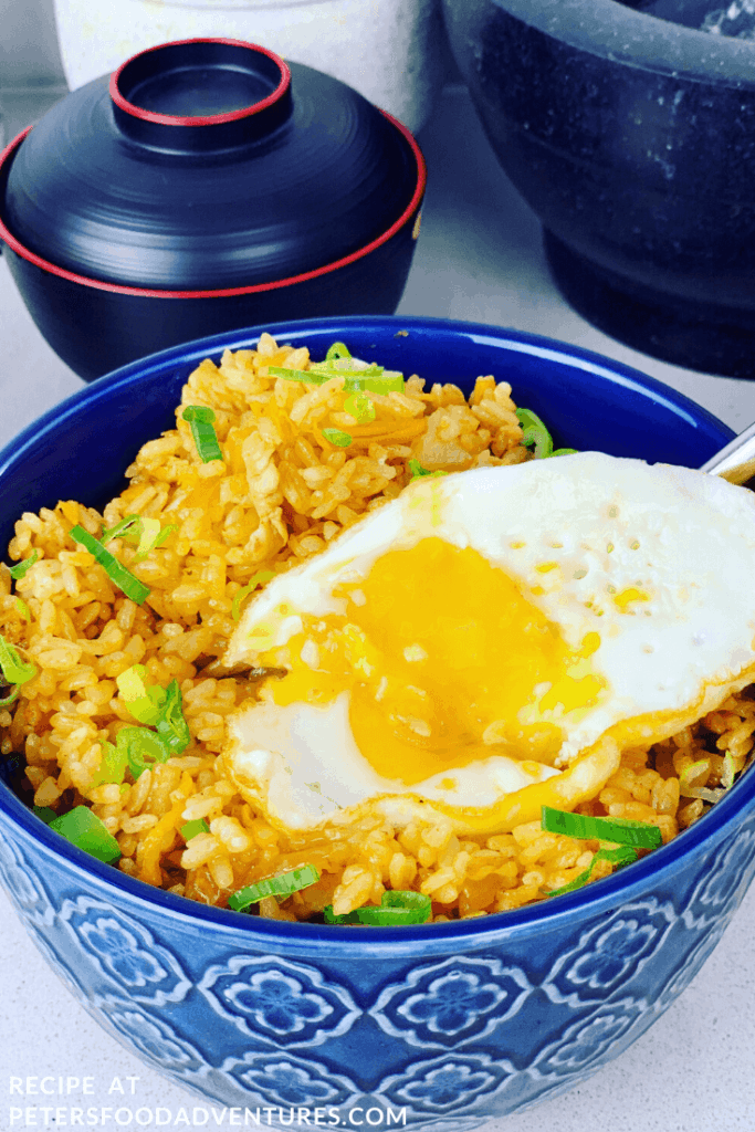 A Kimchi Fried Rice - Kimchi Bokkeumbap.
