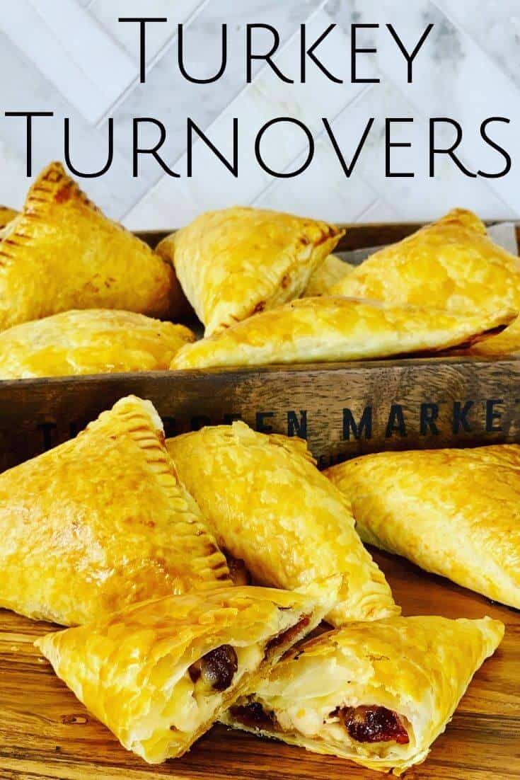 Turkey Turnovers with Cranberry and Cheese - Peter's Food Adventures