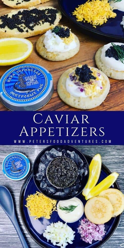 Nothing says luxury like caviar, perfect for all sorts of party celebrations from New Years to an intimate Valentines Day indulgence. If you ever wondered how to eat caviar the Russian way, then this post is for you. 4 different ideas to enjoy caviar.