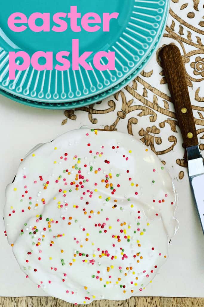 This Paska bread tastes amazing. Made with white chocolate, macadamia nuts and dried cranberries, everyone will love this Paska recipe. Also known as Kulich, it's an Eastern European dessert made for Easter.