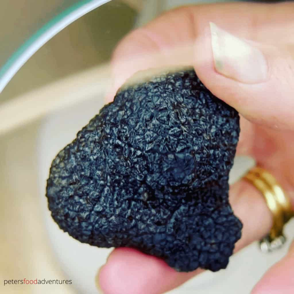 black perigold truffle closeup
