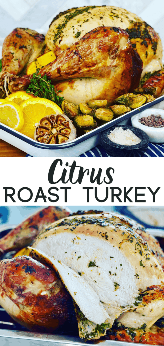 Citrus Turkey with Herb Butter - Peter's Food Adventures