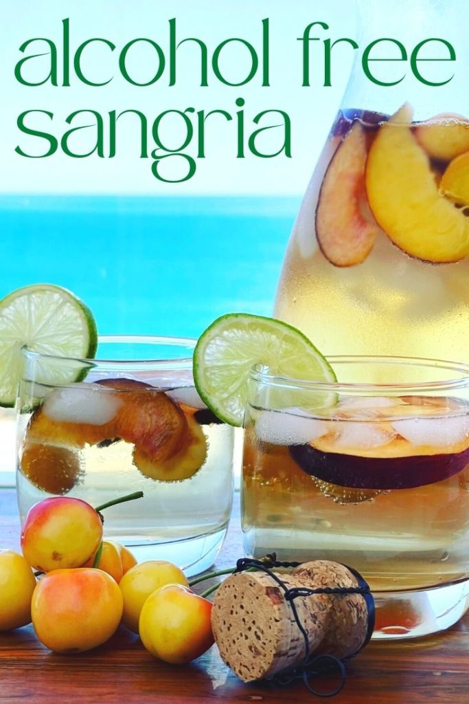 alcohol free sangria pinterest pin