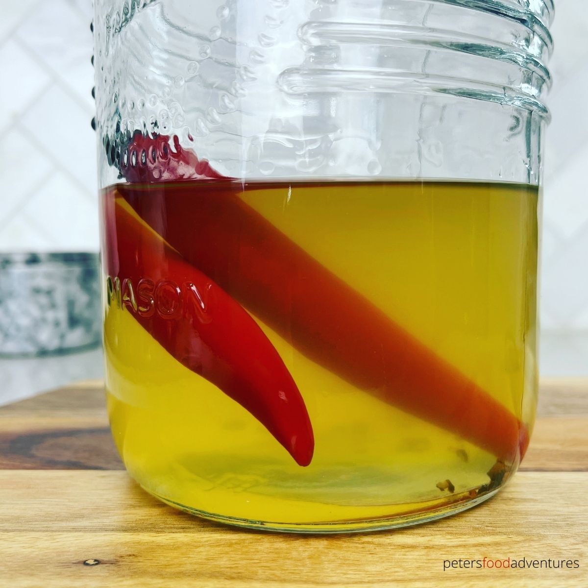 infusing peppers in vodka