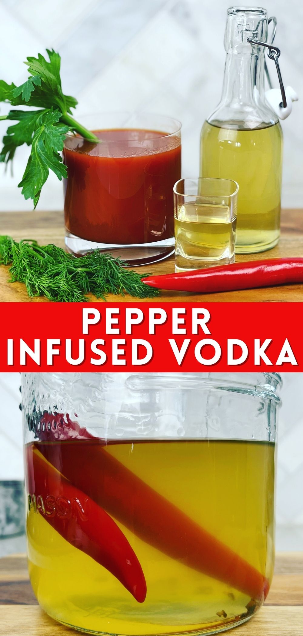 pepper infused vodka pinterst pin
