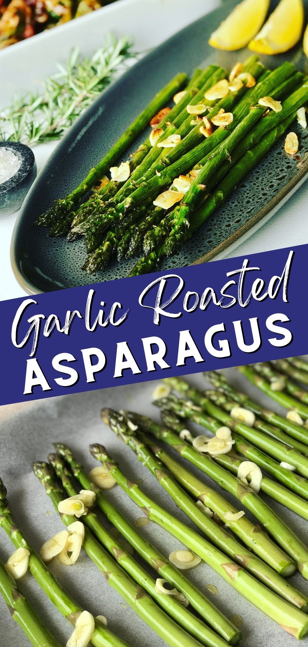 roast asparagus pinterest pin