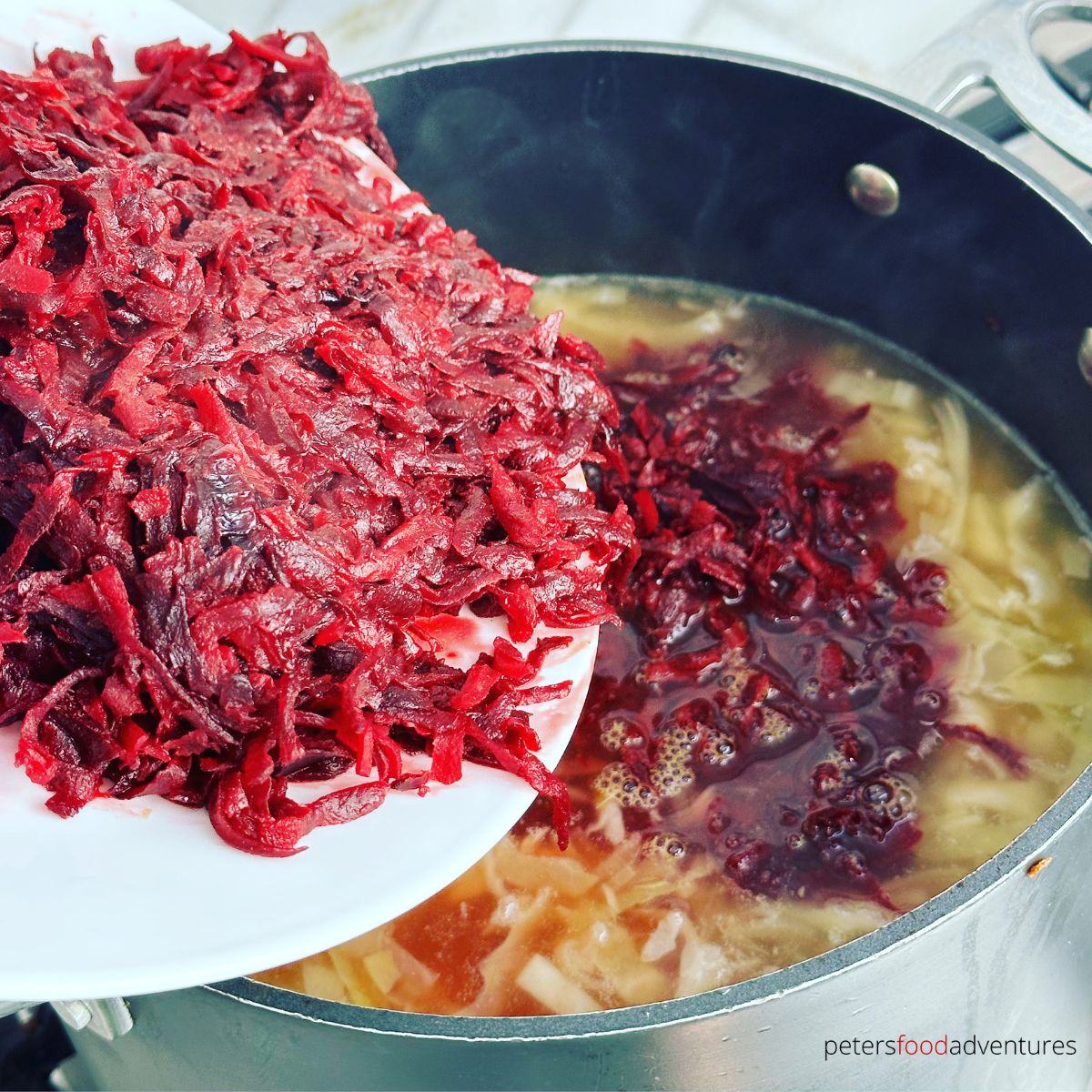 grated beets soup