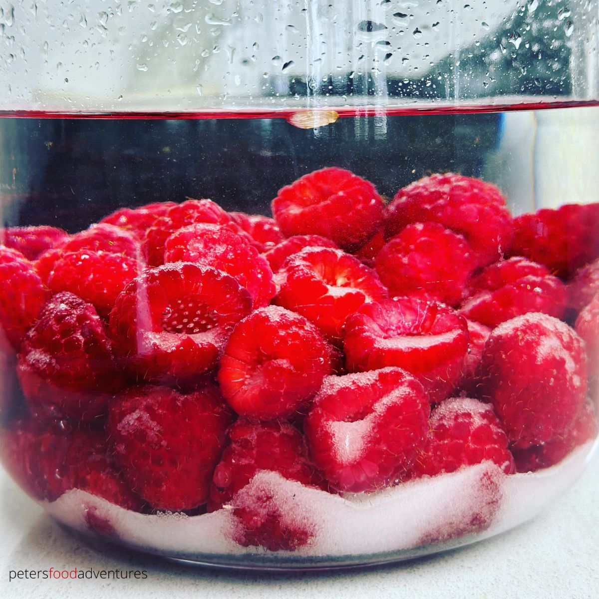 raspberry vodka with sugar