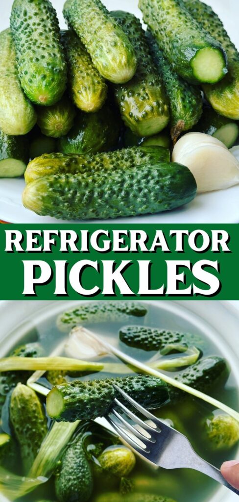 refrigerator pickles pinterest pin