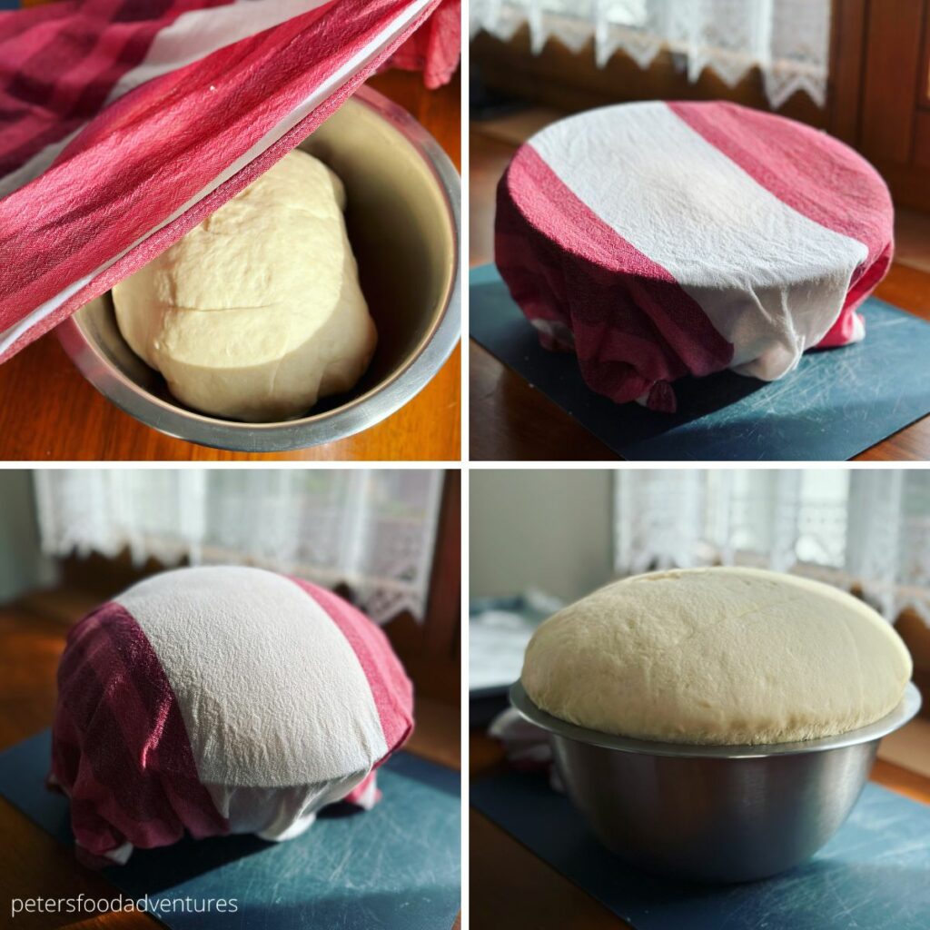 proofing dough in bowl