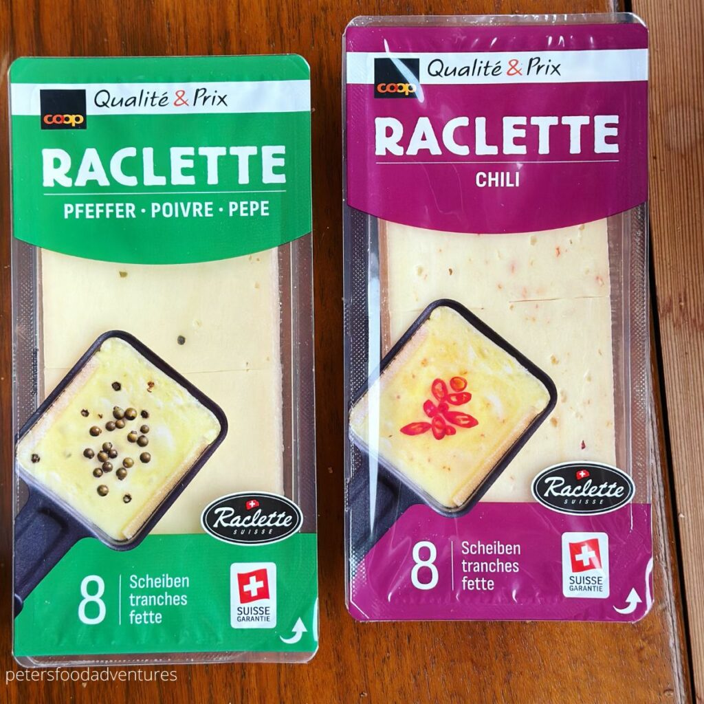 raclette cheese slices
