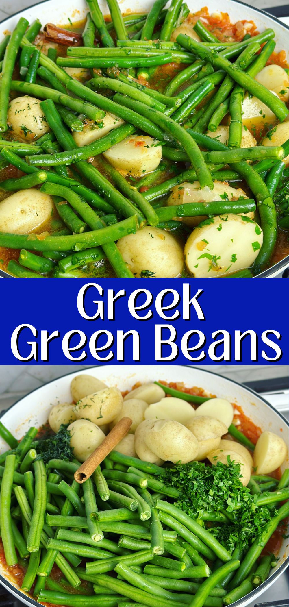 greek green beans pinterest