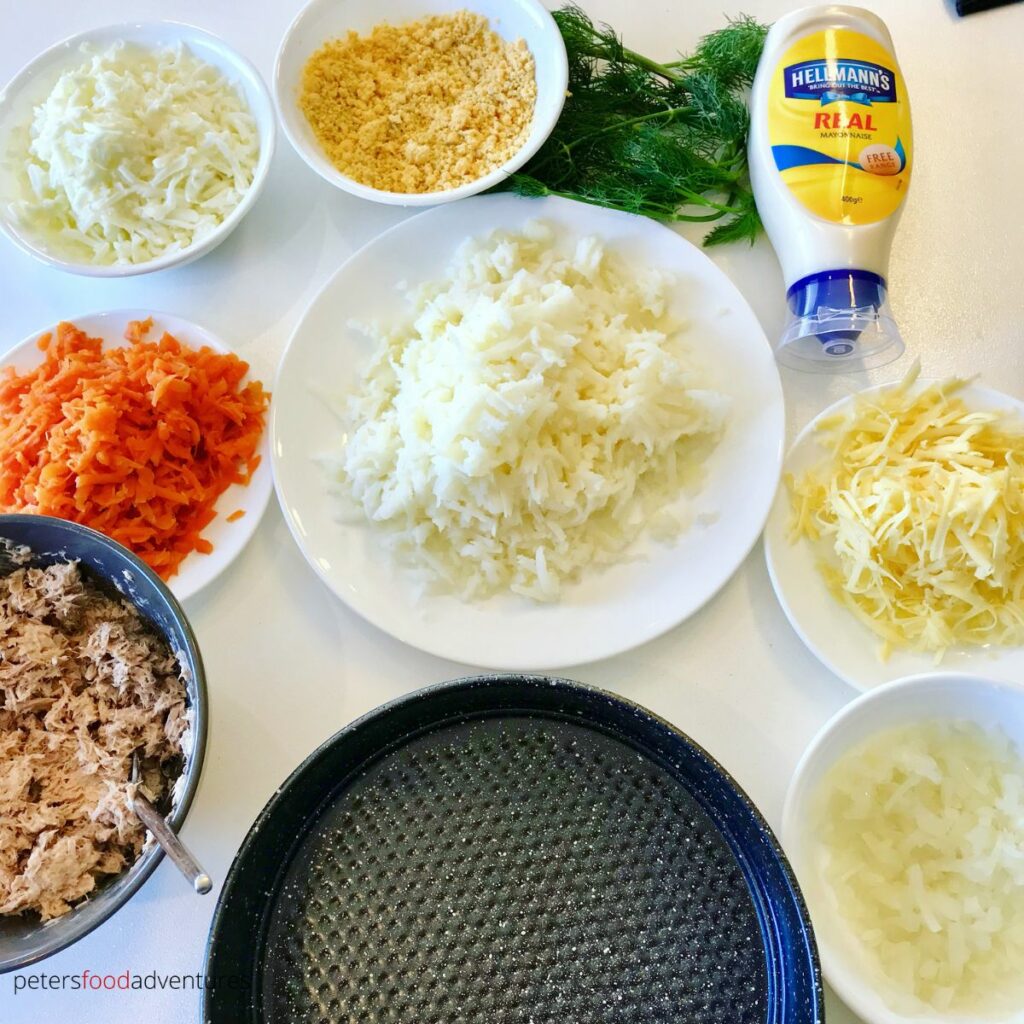 prepared mimosa ingredients