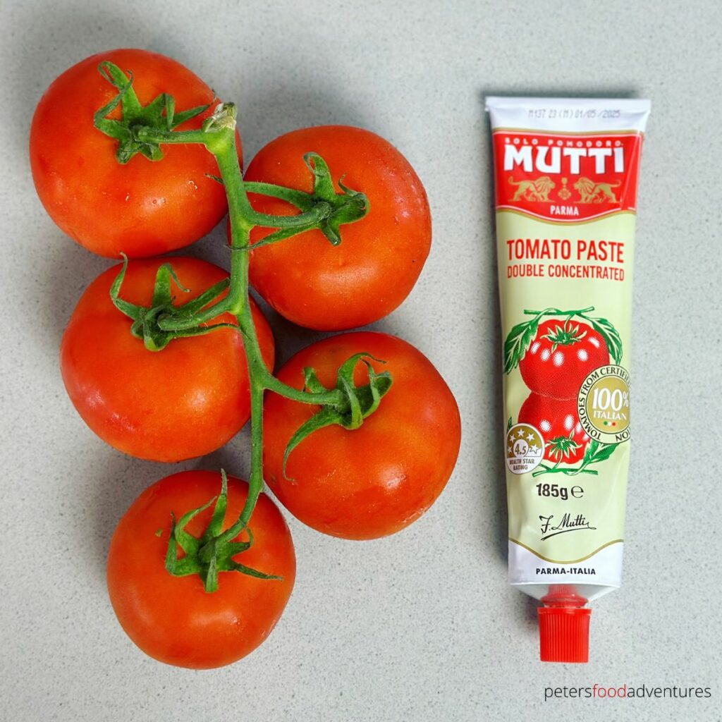 tomatoes with tomato paste