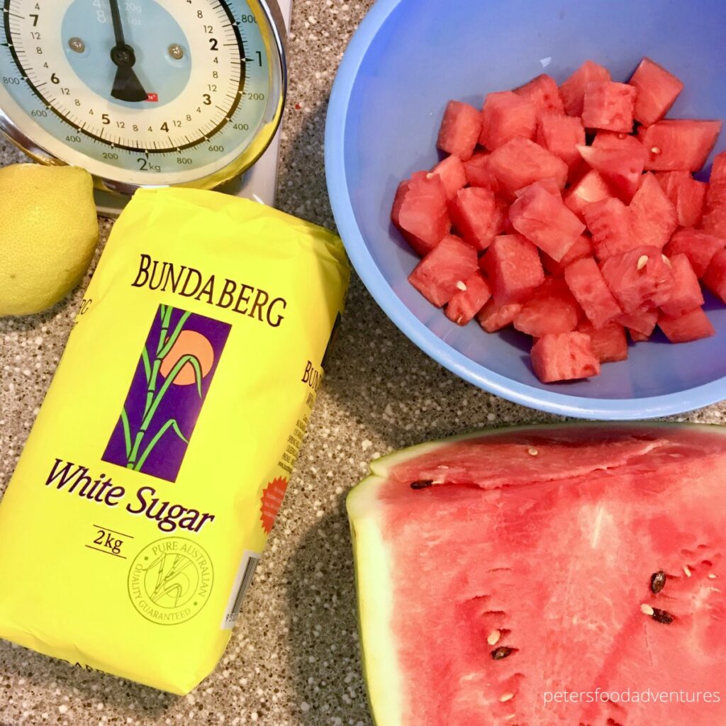 watermelon jam ingredients