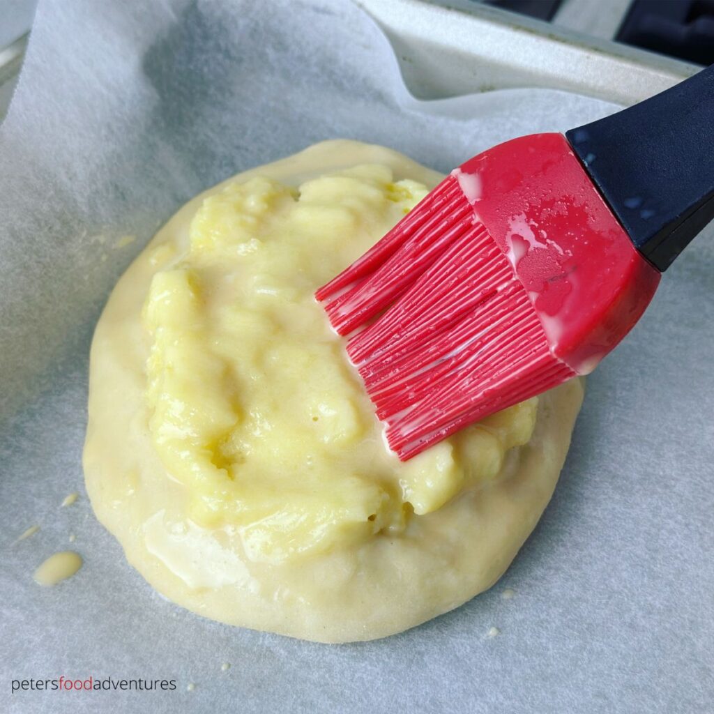 egg wash potato