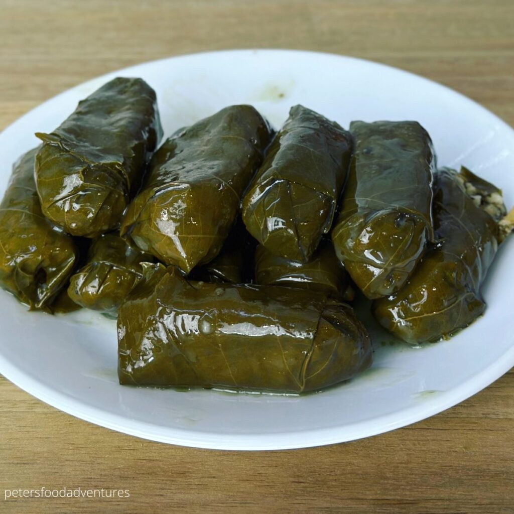dolma on plate