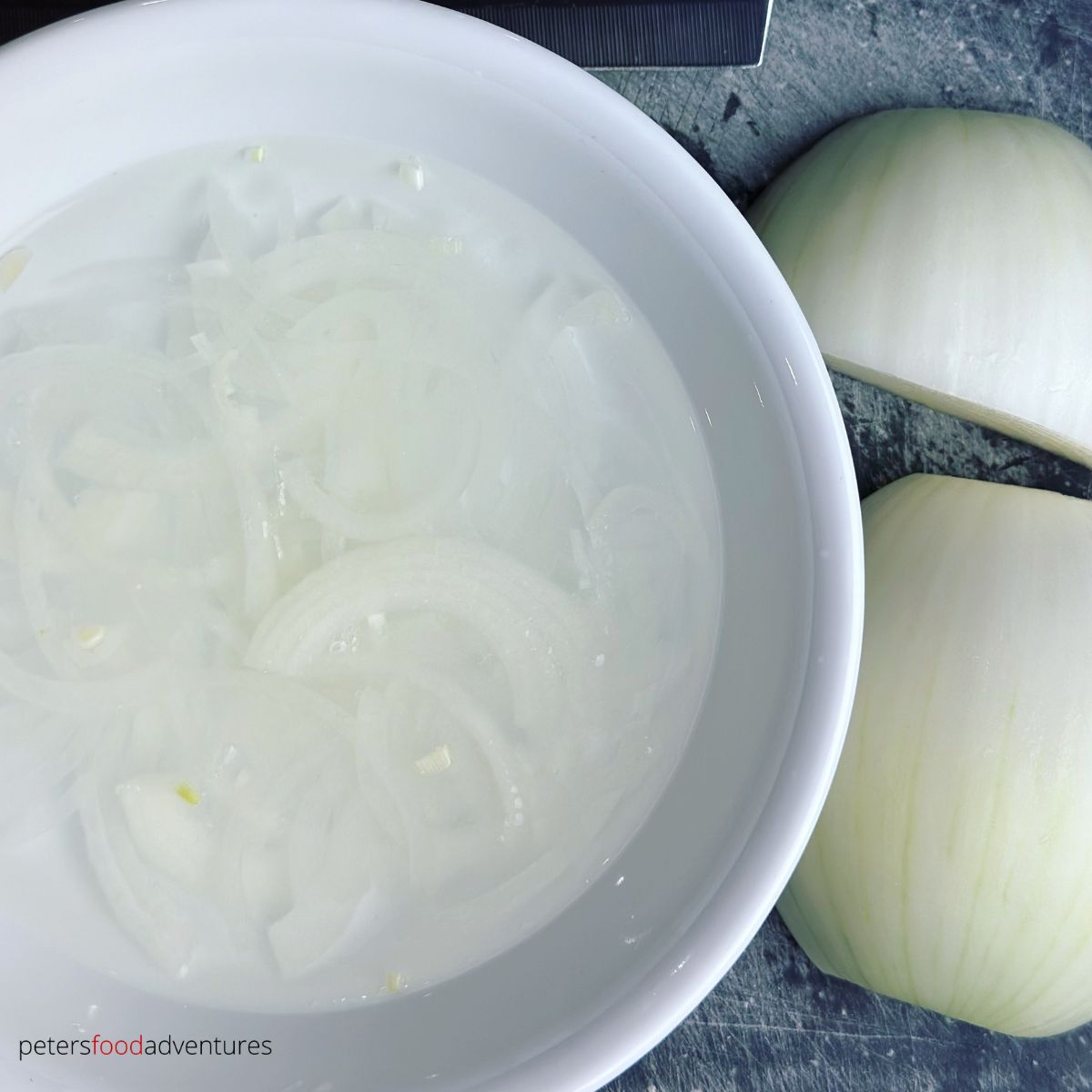 soaking onions